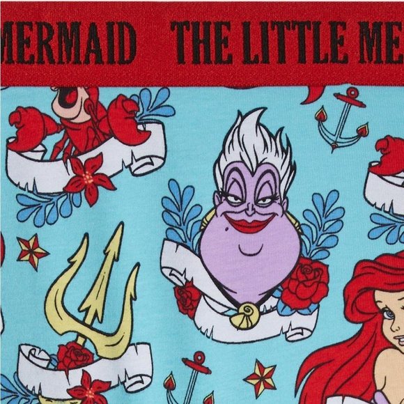 ❤️NWT VINTAGE TORRID PANTY DISNEY PRINCESS ARIEL LITTLE MERMAID BOYSHORT PLUS - Picture 2 of 7